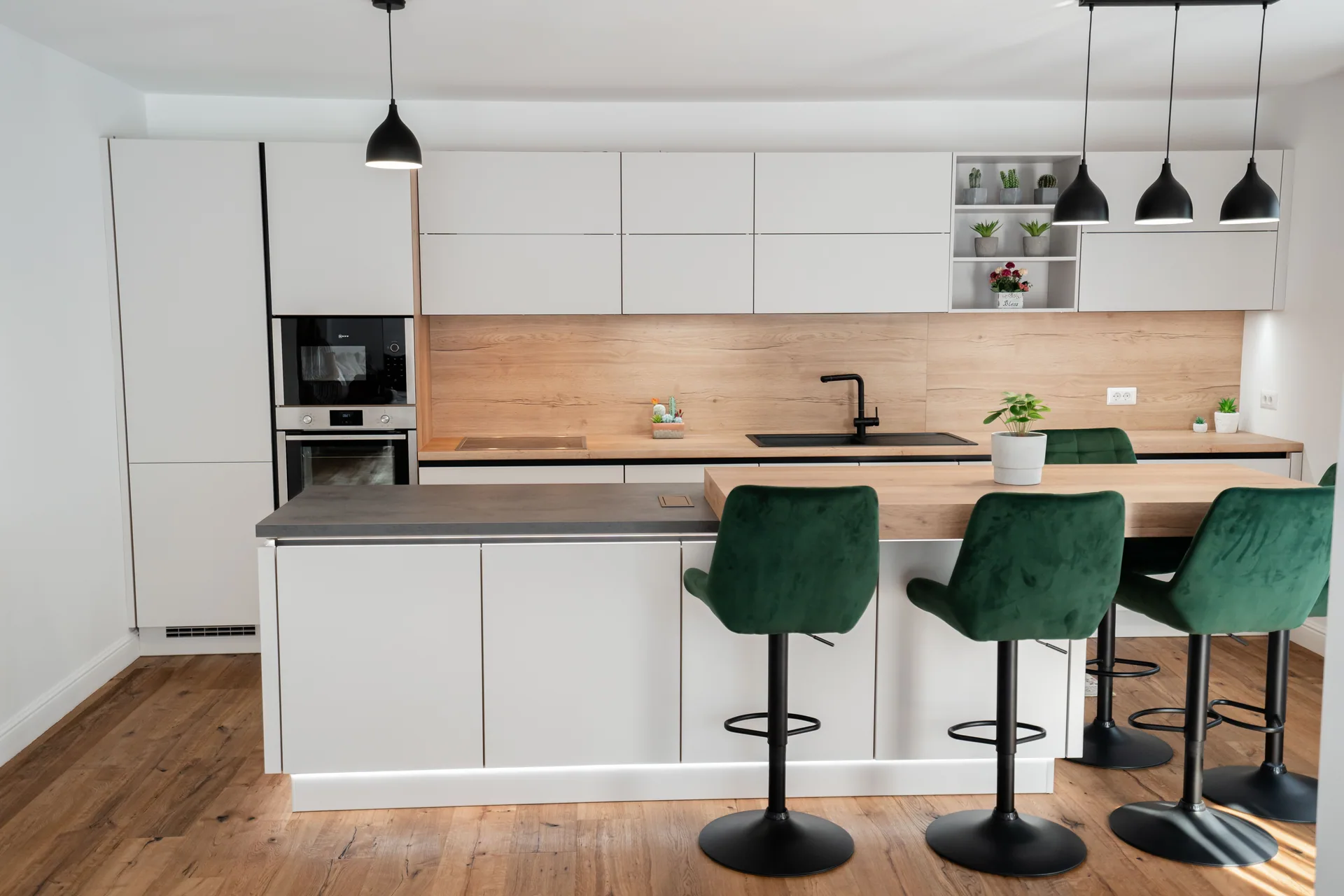 Feel — platinum grey, blat oak ventura — poza 2