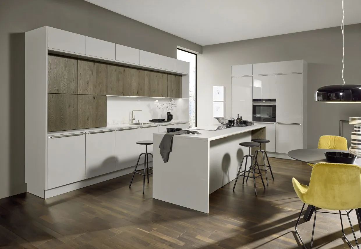 Fine Lack — Platingrau HG cu Tavola Eiche Barolo — poza 2