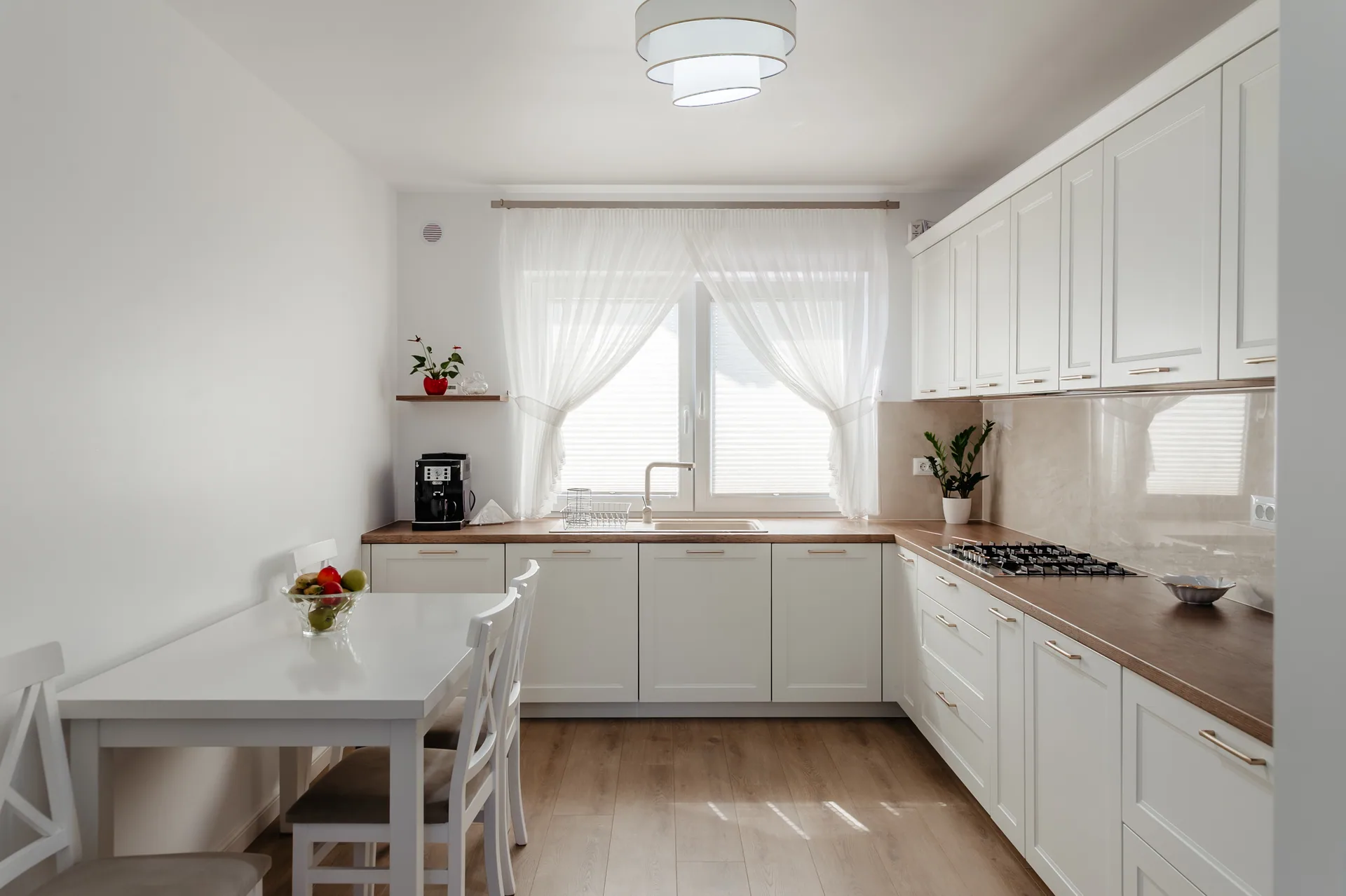 Ravenna Lack — white, bucătărie Nolte Küchen — Suceava