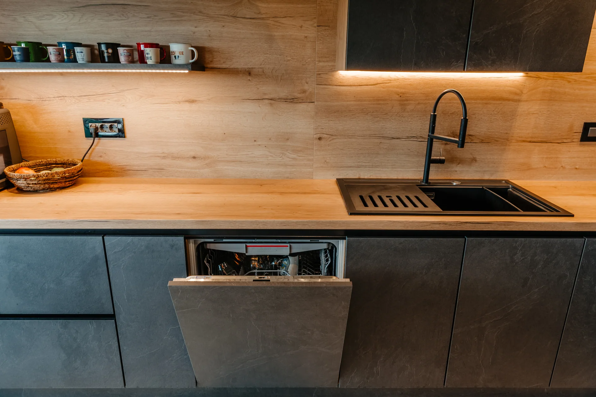 Stone — basalt, blat oak ventura — poza 13
